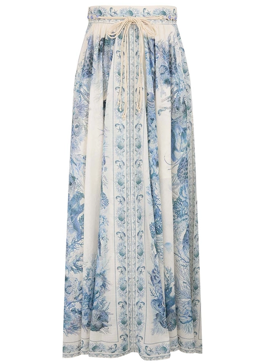 Wanderlust A-Line Maxi Skirt - Zimmermann