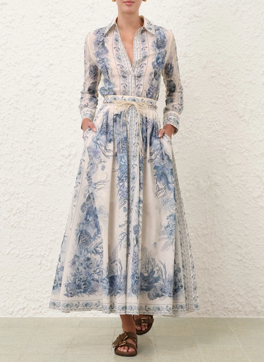 Wanderlust A-Line Maxi Skirt - Zimmermann