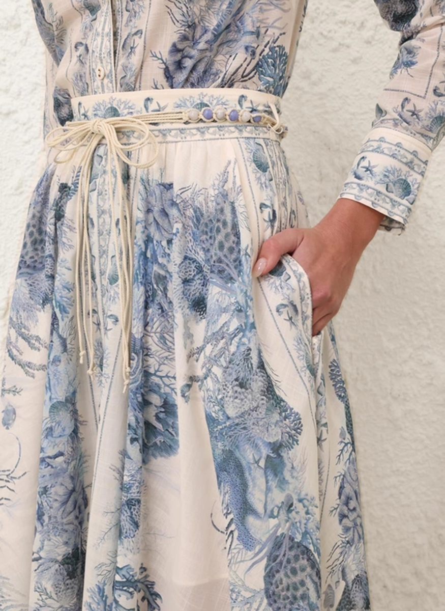 Wanderlust A-Line Maxi Skirt - Zimmermann