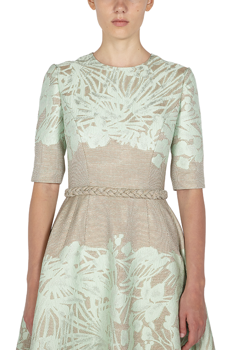 Tweed Midi Cocktail Dress - Reem Acra