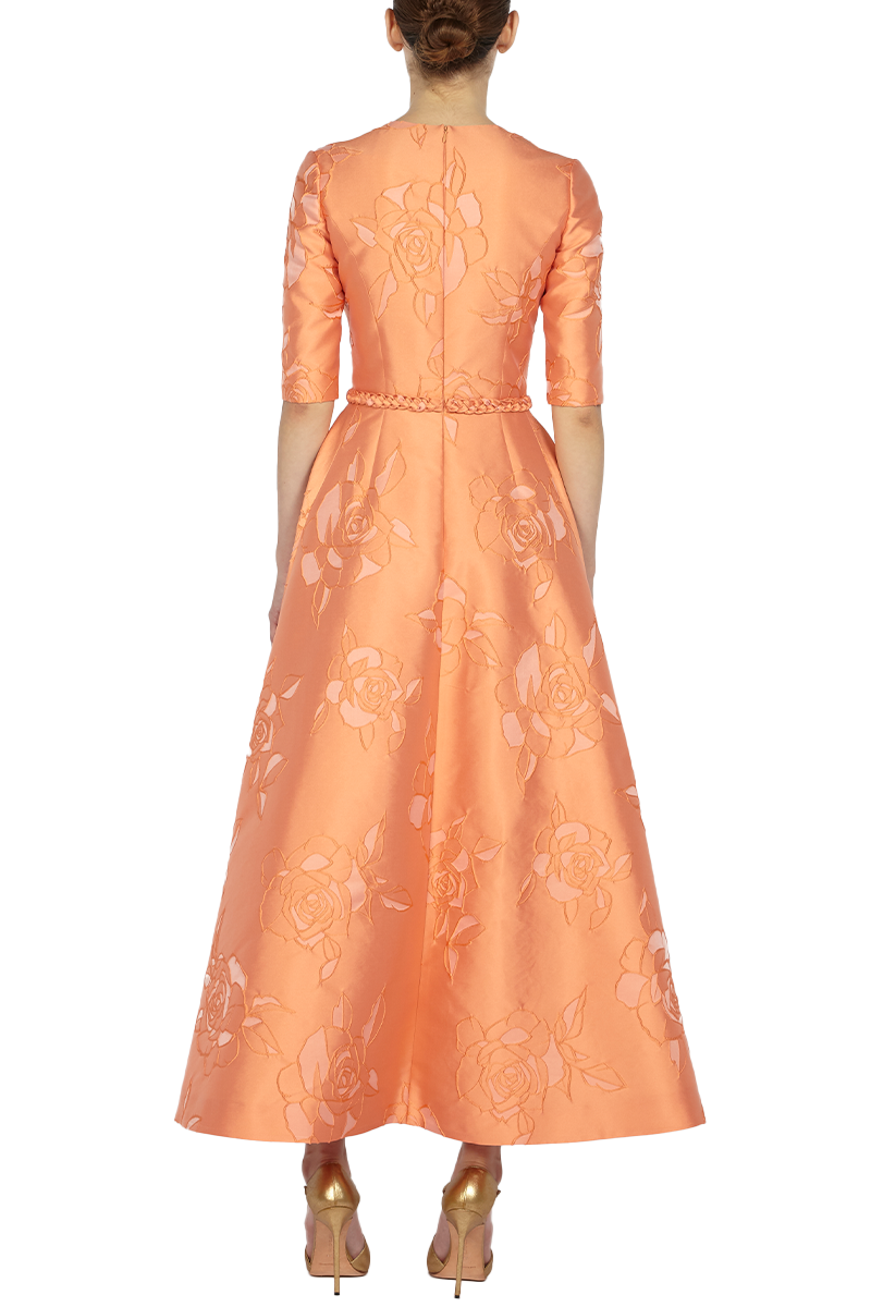 Cloque Midi Cocktail Dress - Reem Acra