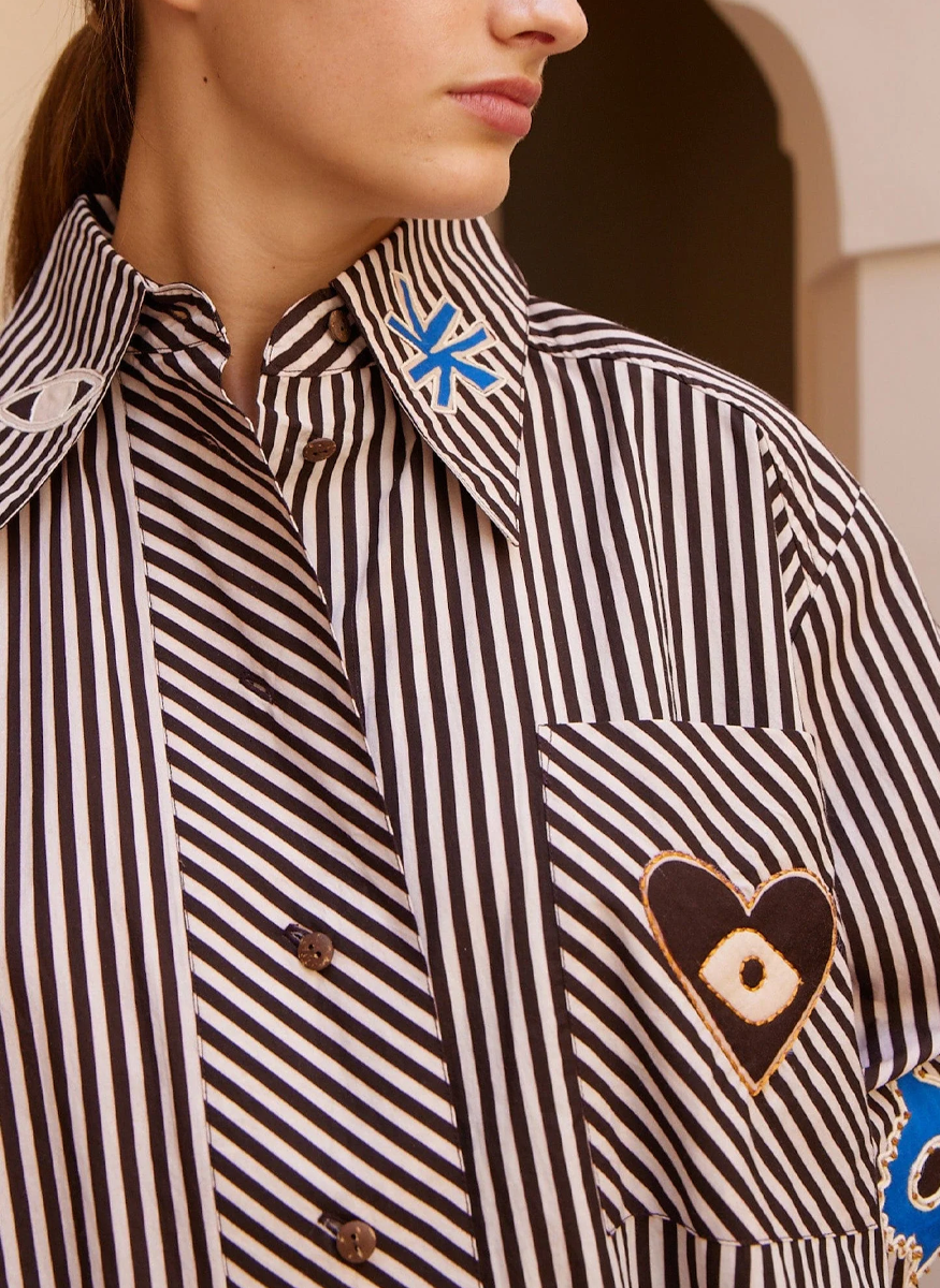 Sirocco Embroidered Shirt - Alémais