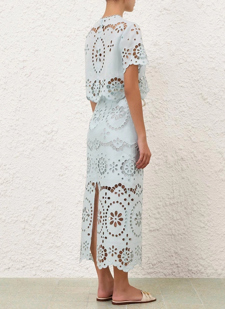 Awaken Embroidered Skirt - Zimmermann