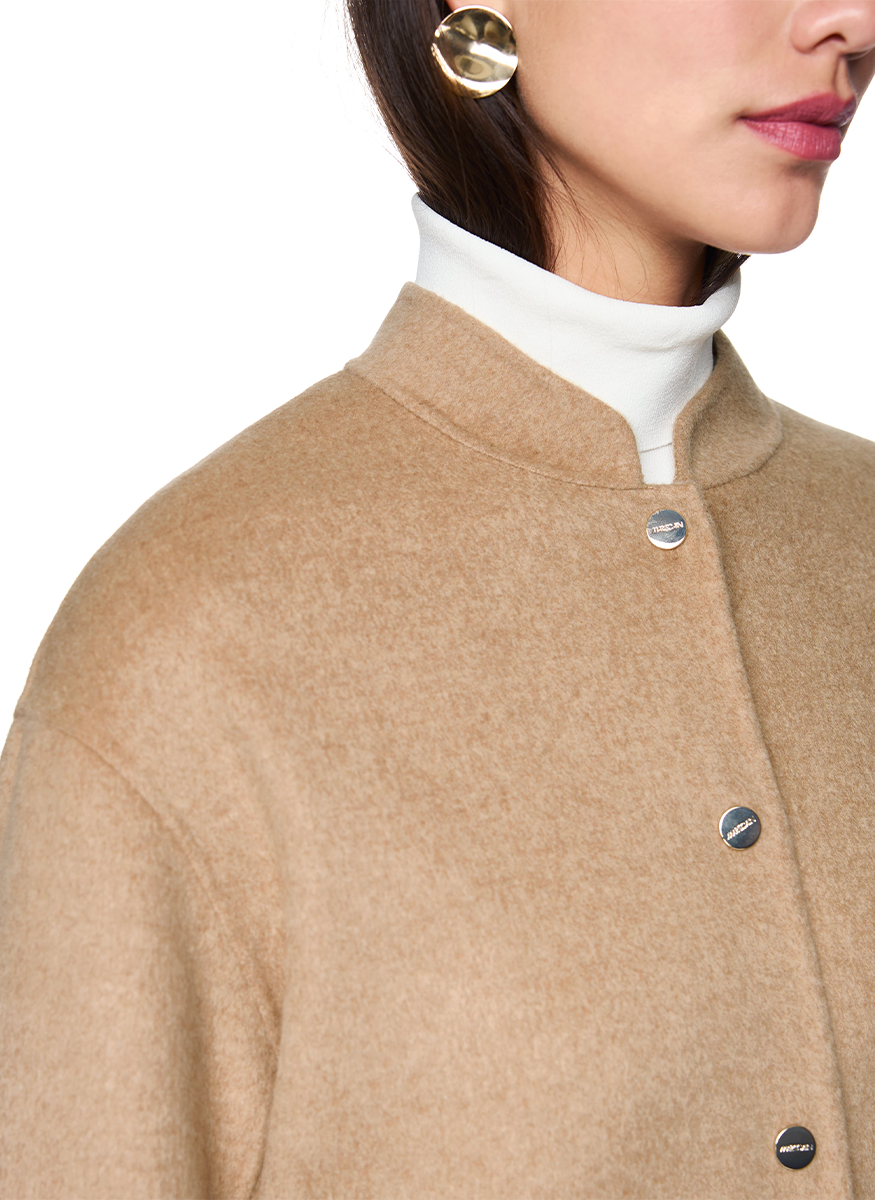 Double Face Topper with Fold Button - Marc Cain