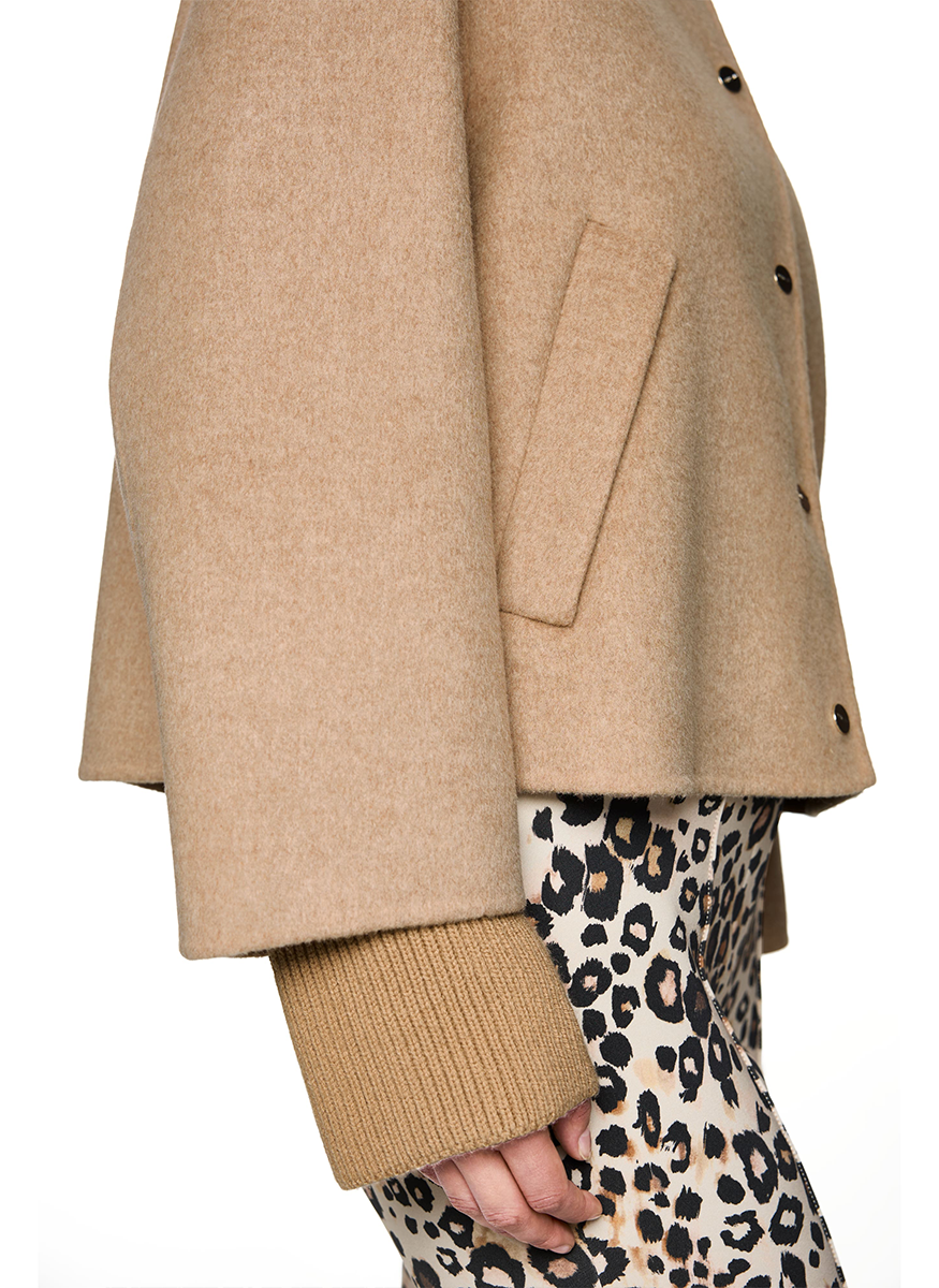 Double Face Topper with Fold Button - Marc Cain