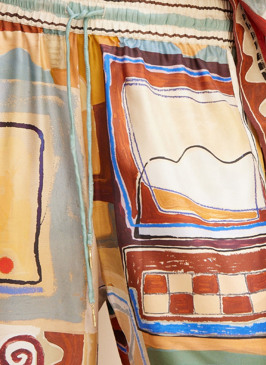 Michelle Silk Pant - Alémais