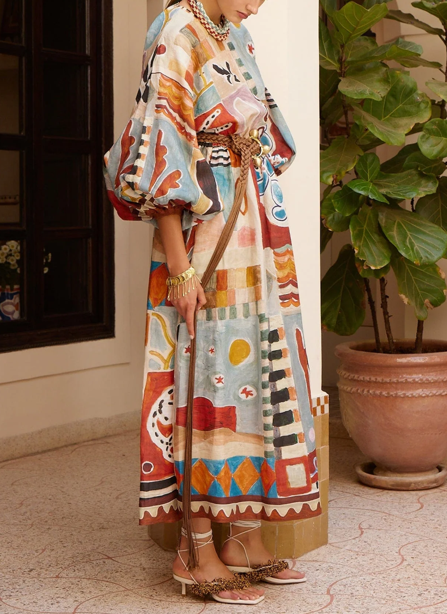 Michelle Midi Dress - Alémais