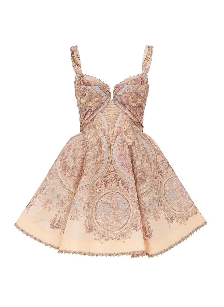 Ascent Drape Mini Dress - Zimmermann