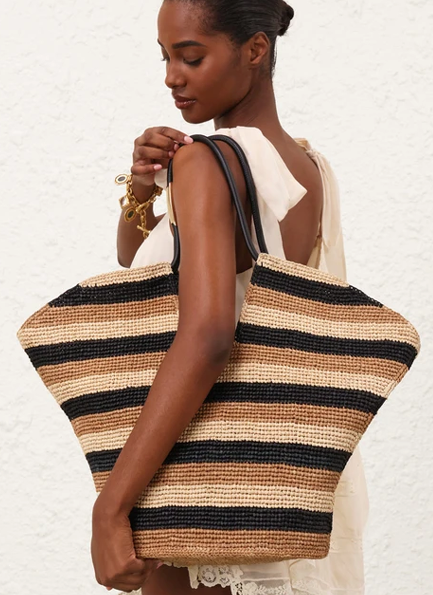 Goldentime Large Tote with Seahorse Charm - Zimmermann