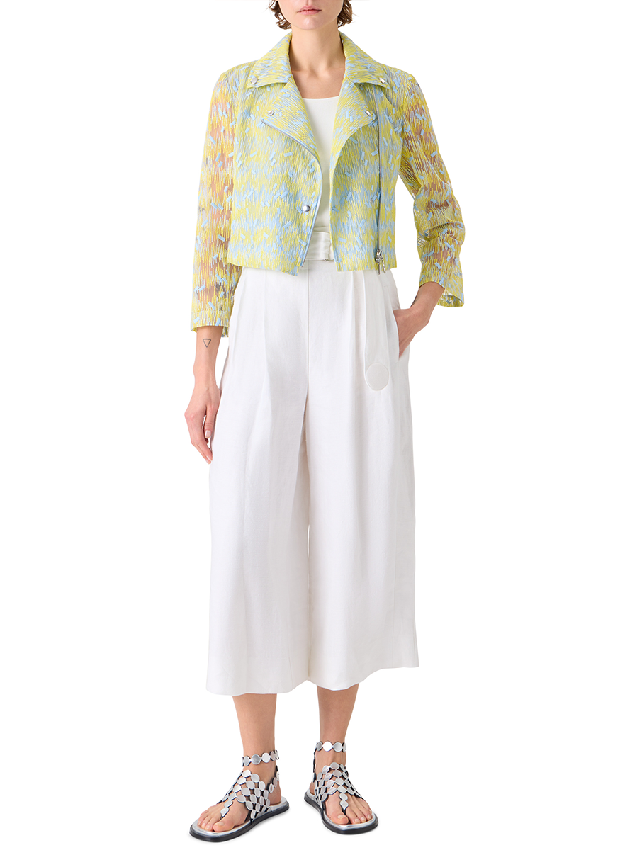 Scribble Dot Biker Jacket