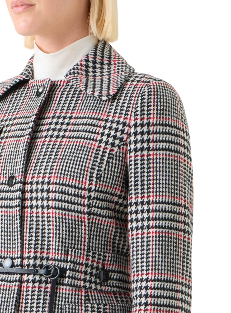 Wool Blend Tweed Jacket - Akris Punto