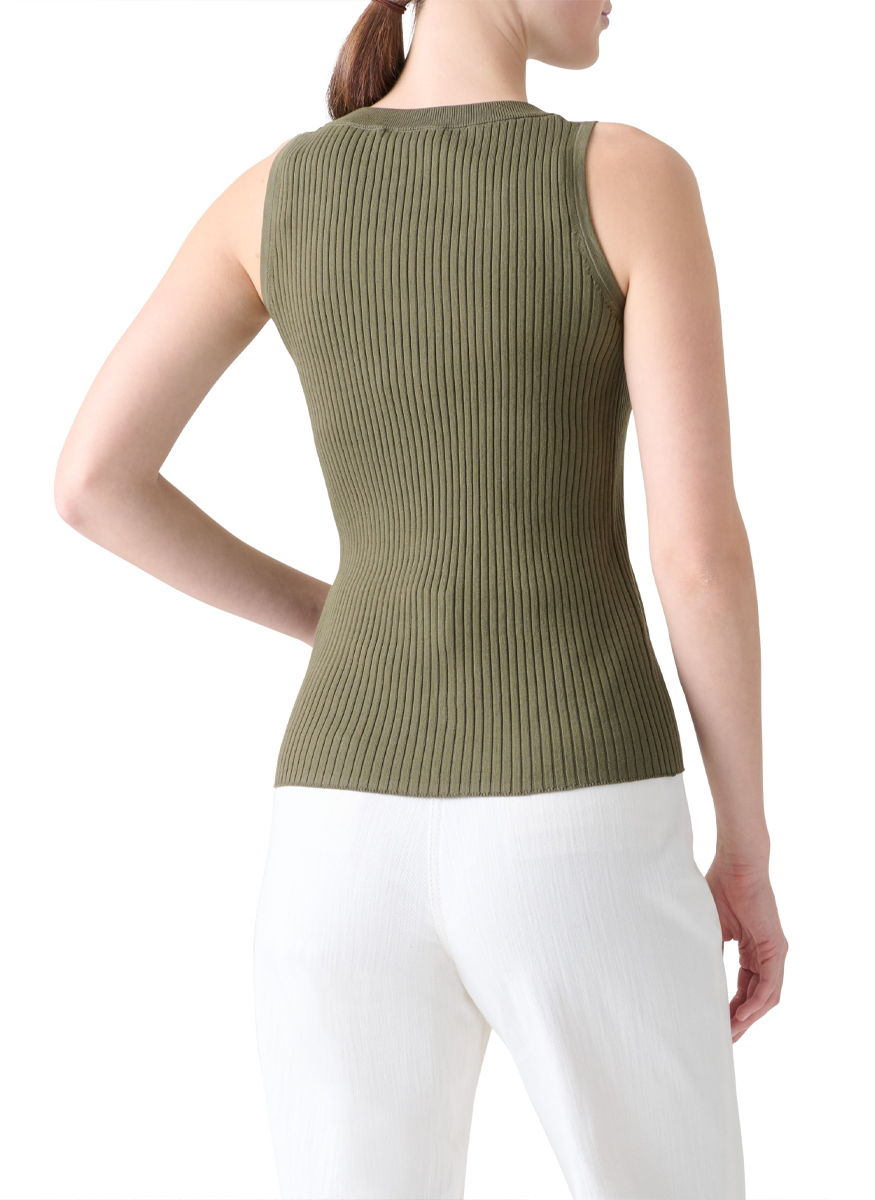Sleeveless Knit Tank Top - Akris Punto