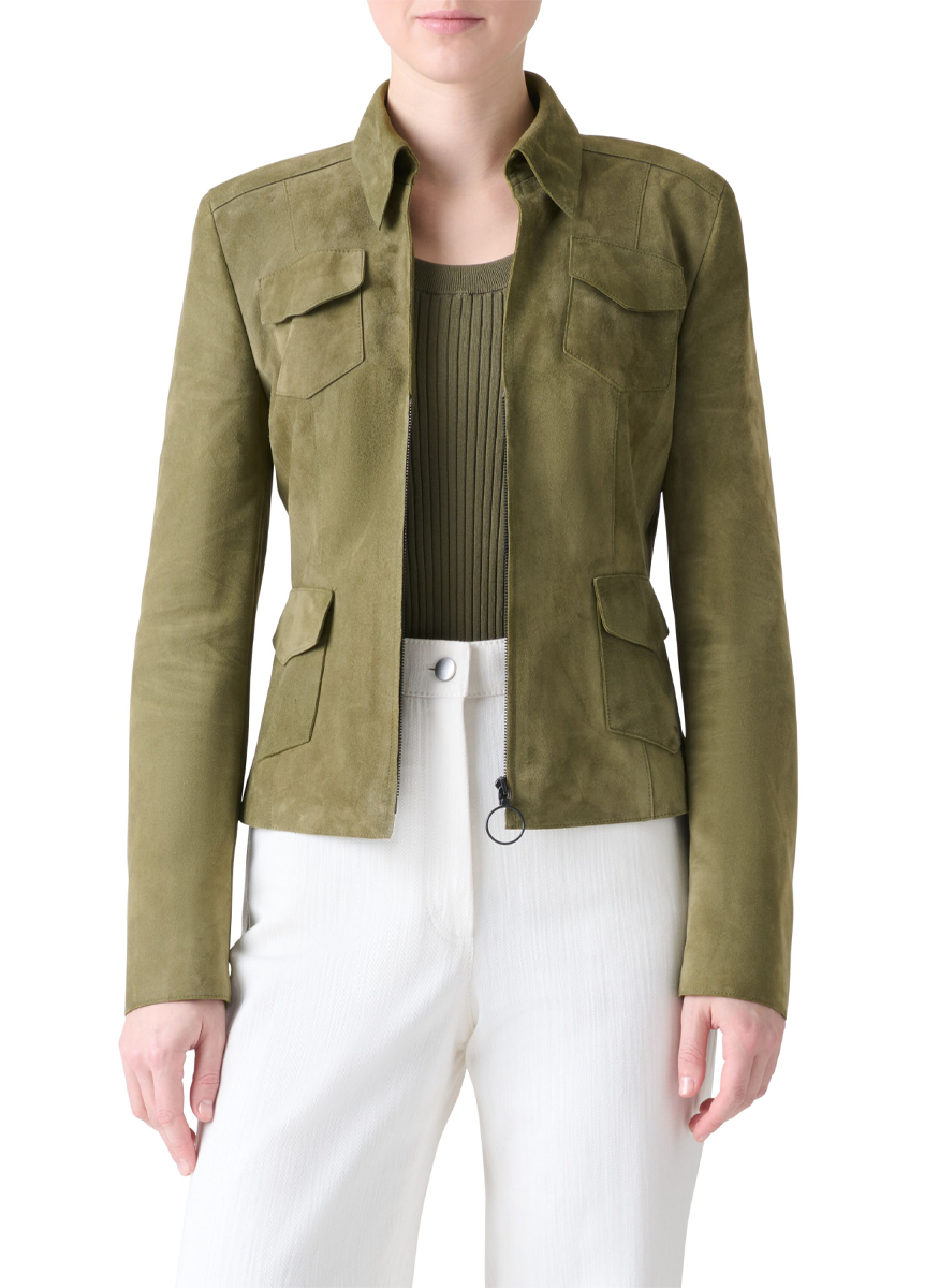 Suede Jacket - Akris Punto