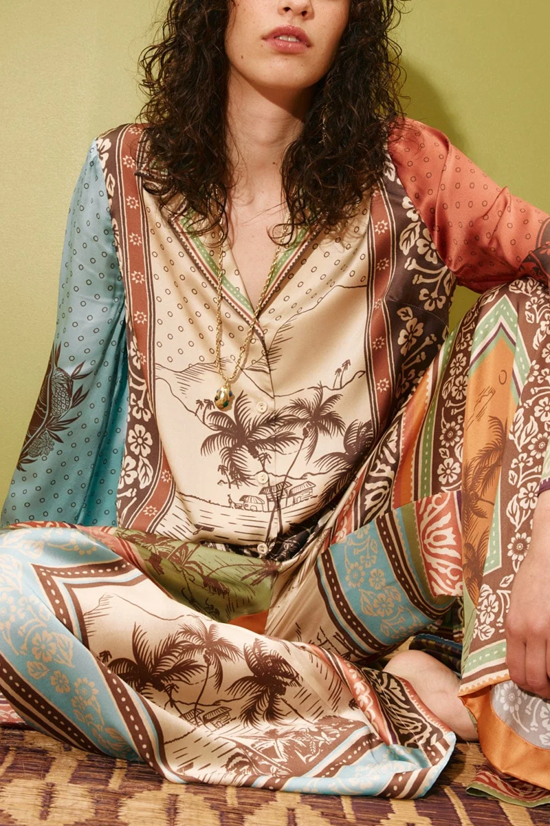 Alberta Silk Pant - Alémais