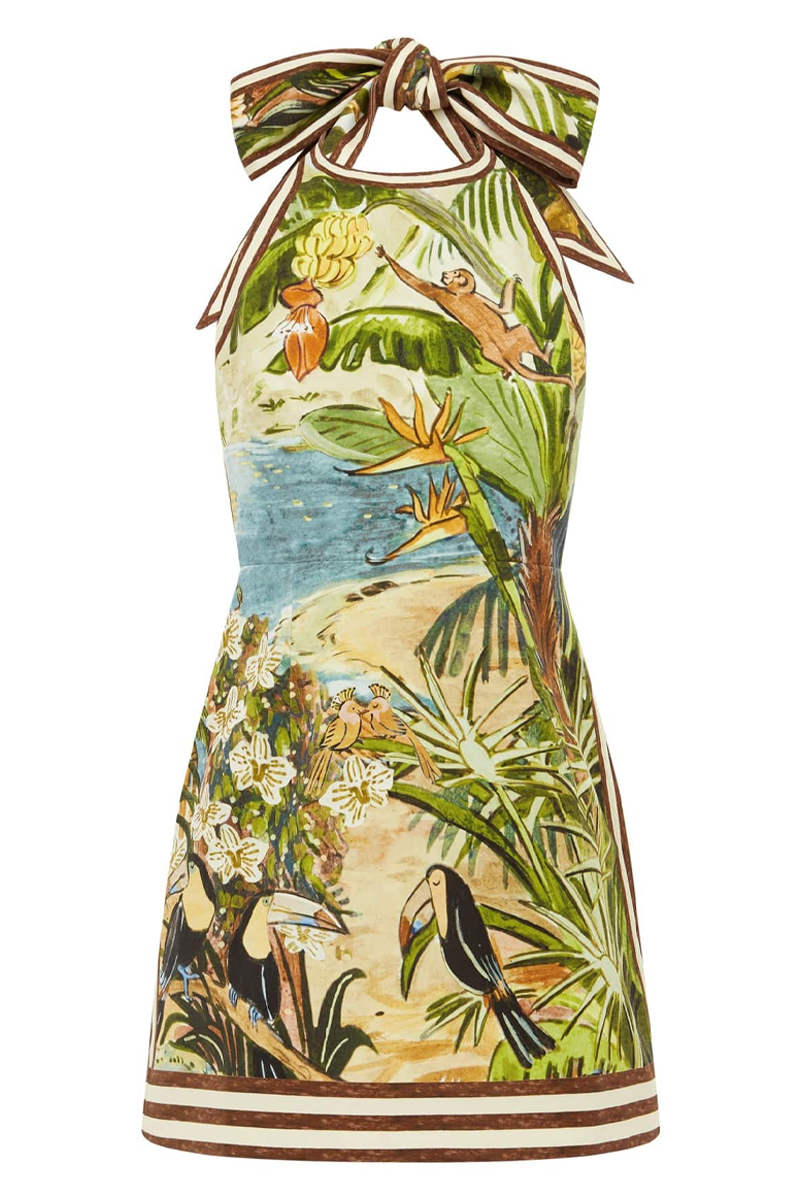 Toucan Tango Halter Mini Dress