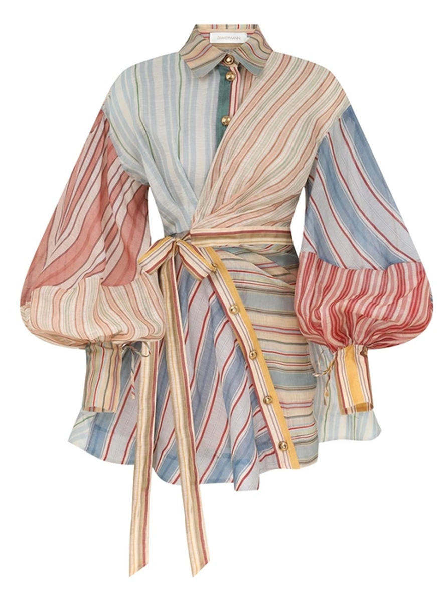 Rebellion Striped Mini Dress