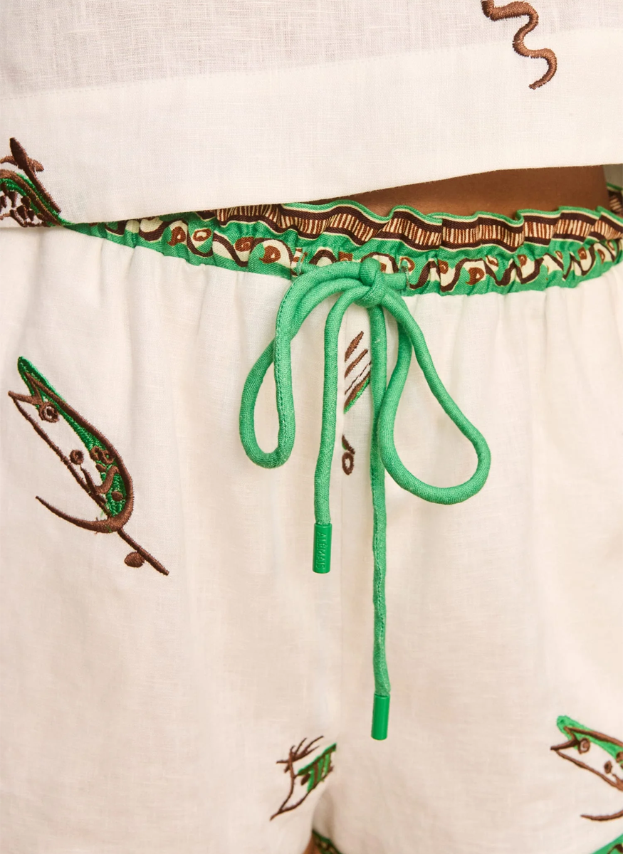 Wanda Embroidered Short - Alémais