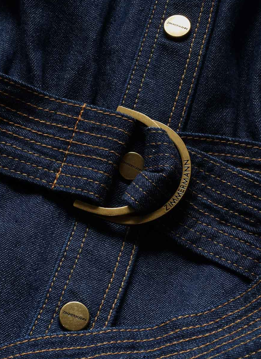 Denim Midi Dress - Zimmermann