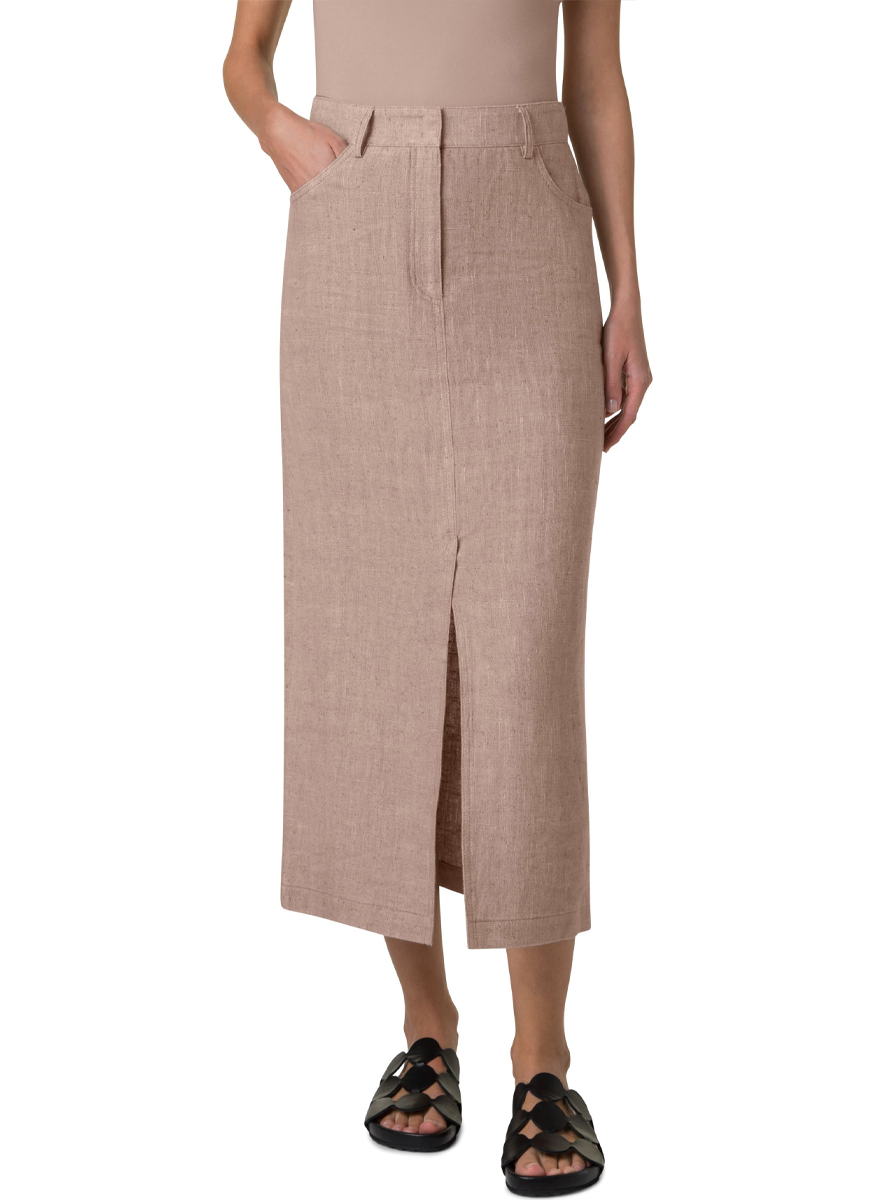 Linen Maxi Skirt