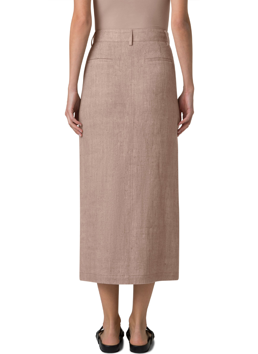 Linen Maxi Skirt - Akris Punto