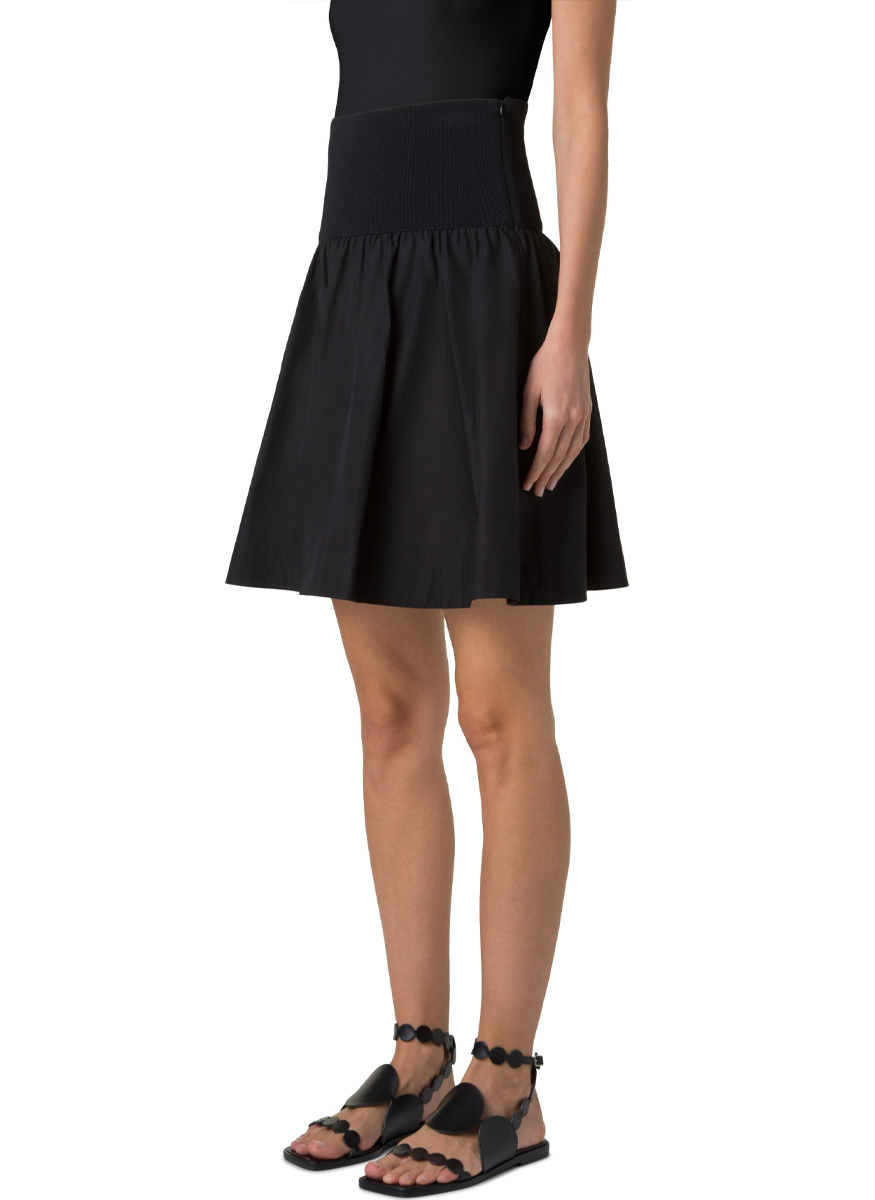 Cotton Knee Length Skirt - Akris Punto