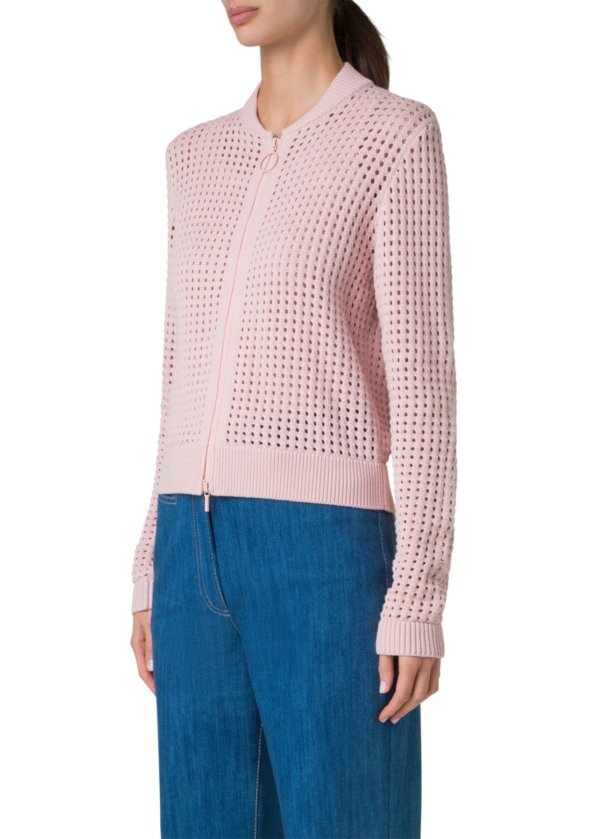 Rose Knit Top and Cardigan Set - Akris Punto