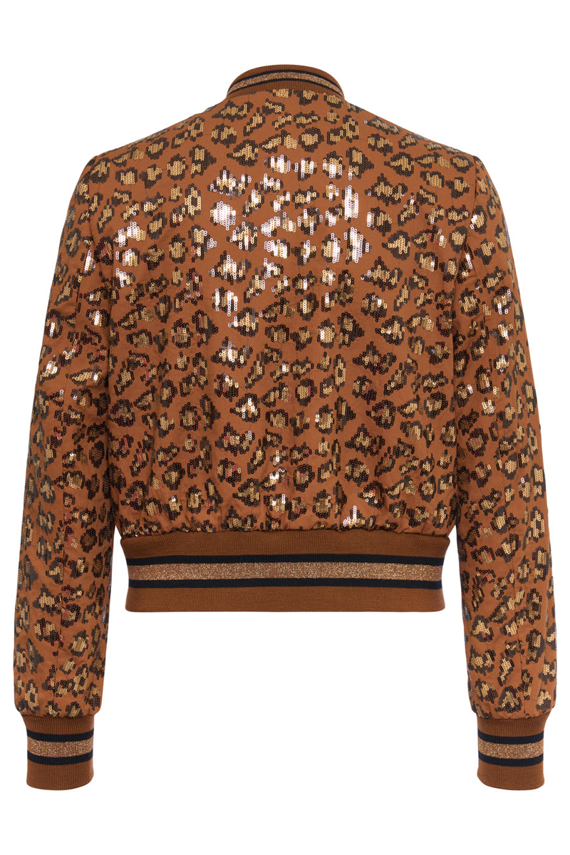 Cheetah Lurex Bomber - Maison Common