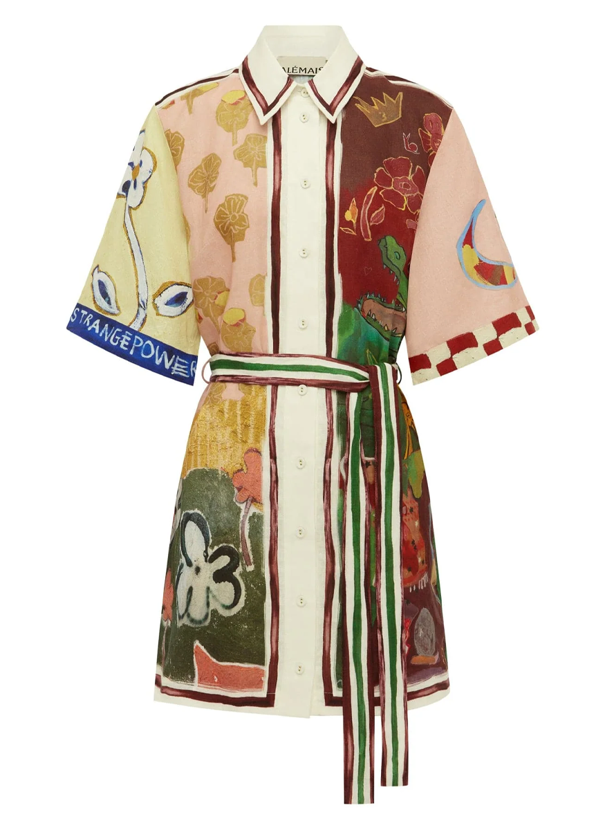 Tangible Love Mini Shirt Dress - Alémais