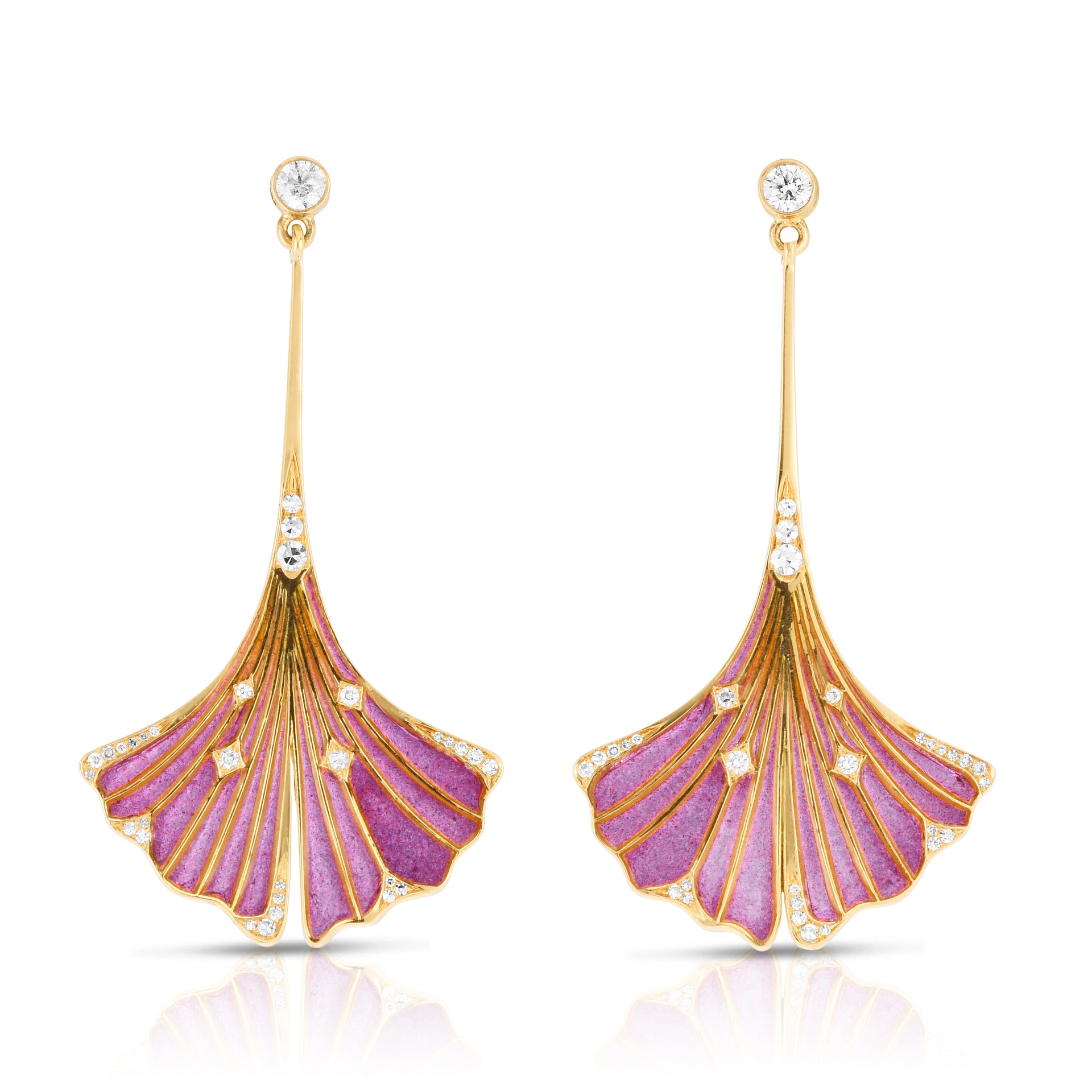 Ginko Leaf Earrings