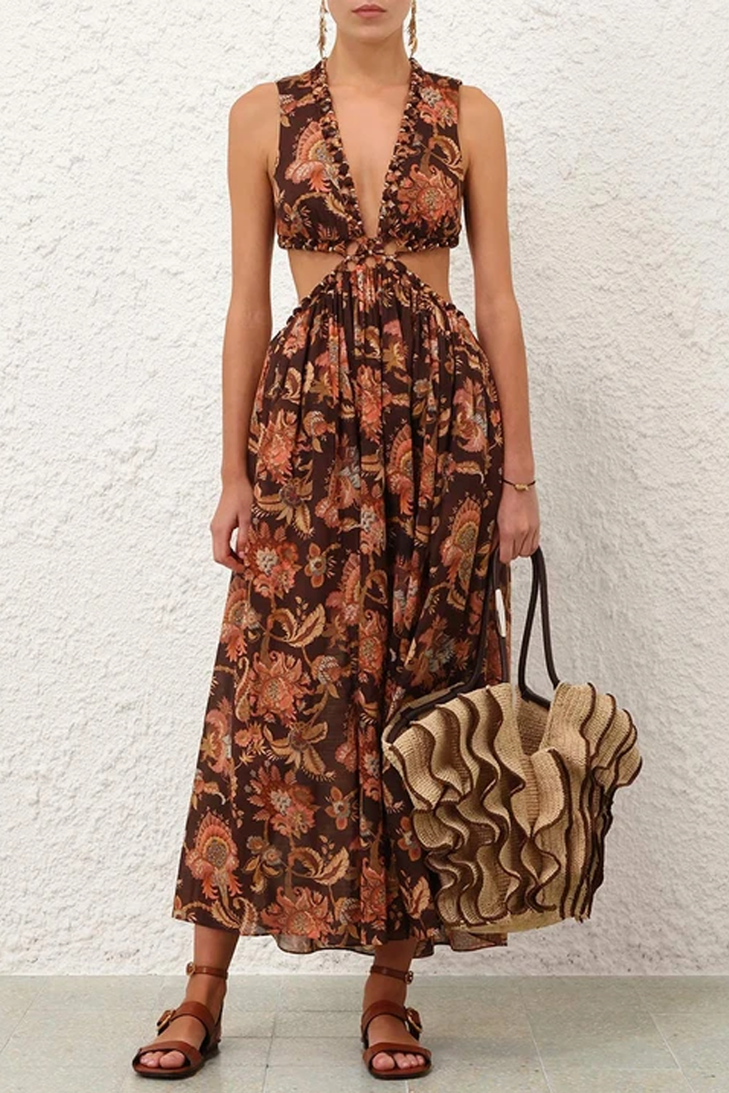 Aster Midi Dress - Zimmermann