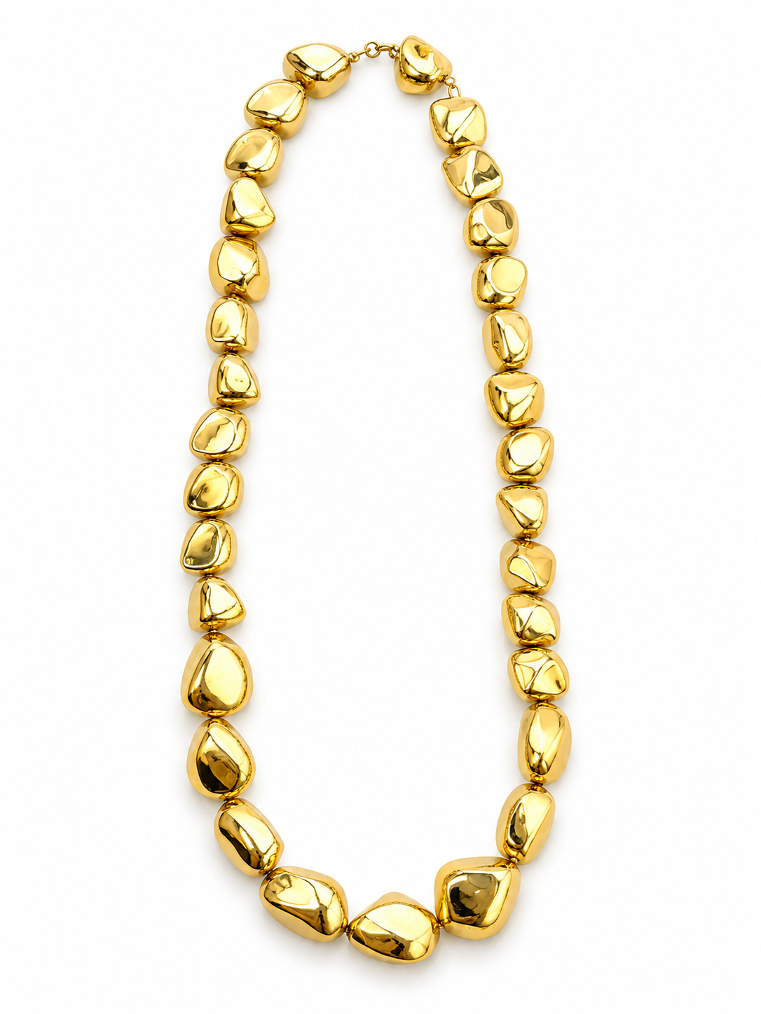 Gold Nuggets Necklace