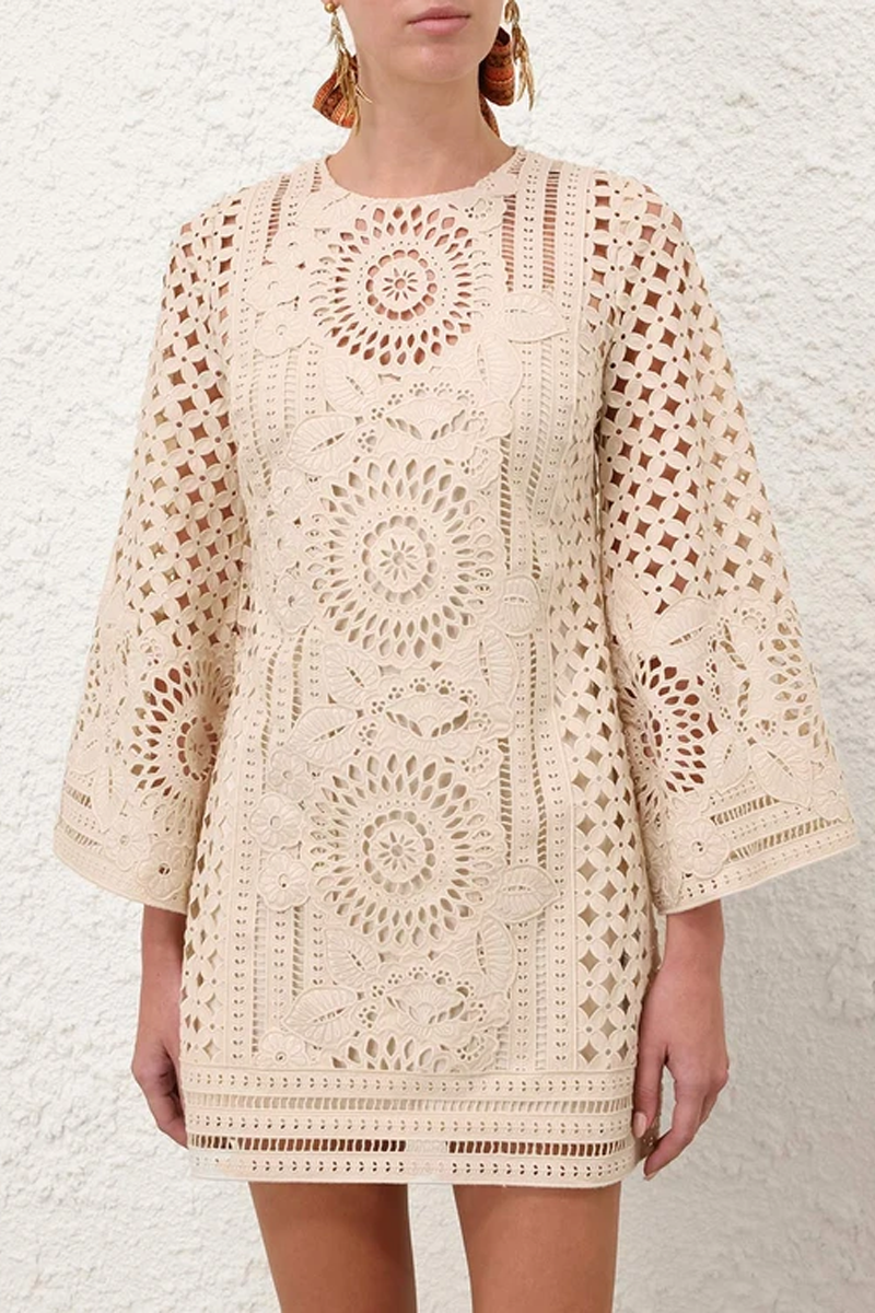 Indra Embroidered Mini Dress - Zimmermann