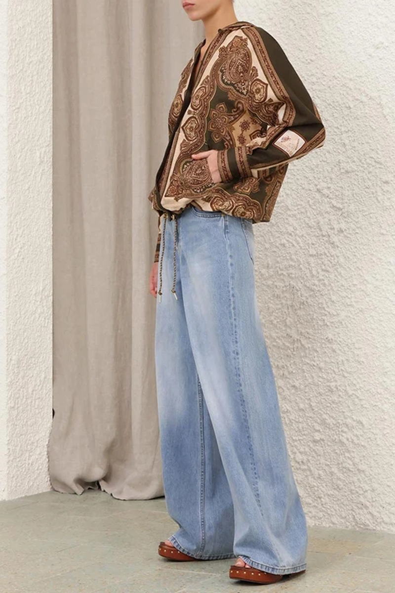 Mahon Hooded Shirt - Zimmermann