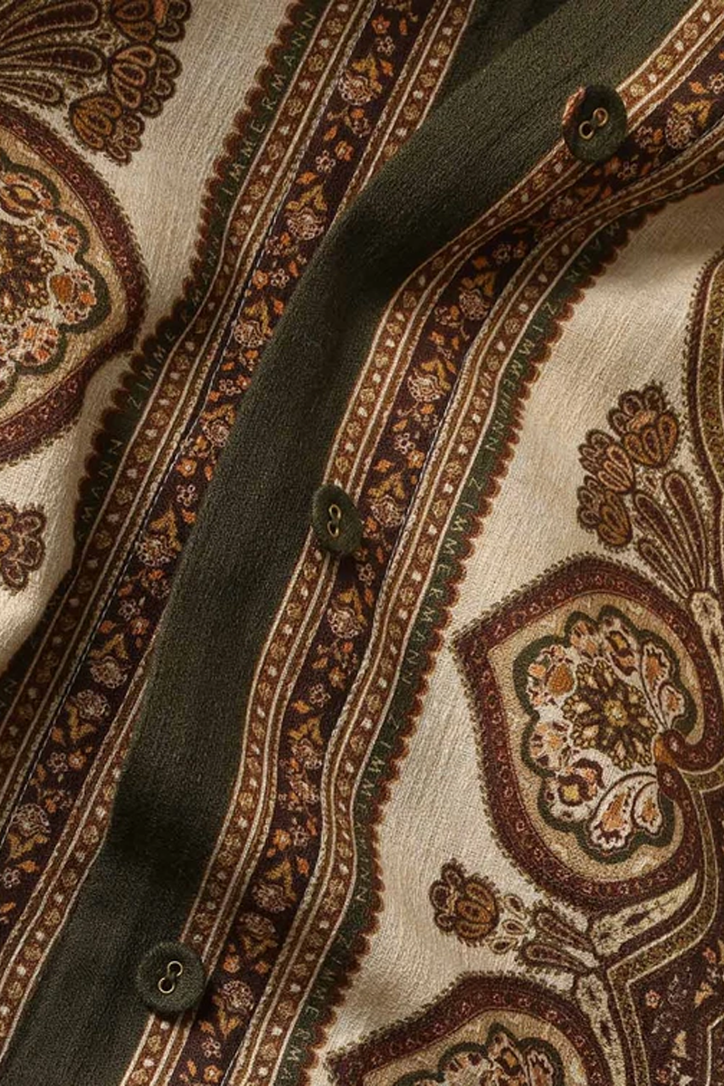 Mahon Hooded Shirt - Zimmermann