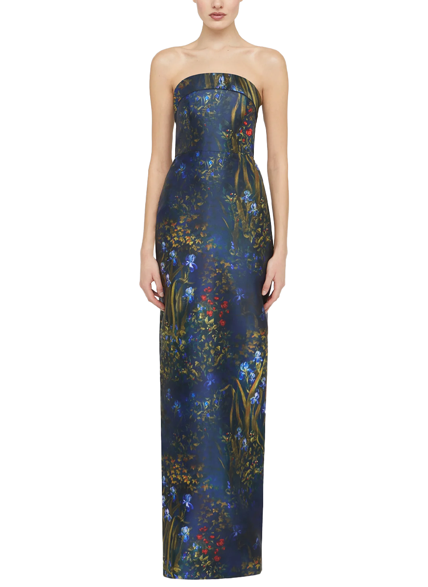 Lynette Strapless Column Gown