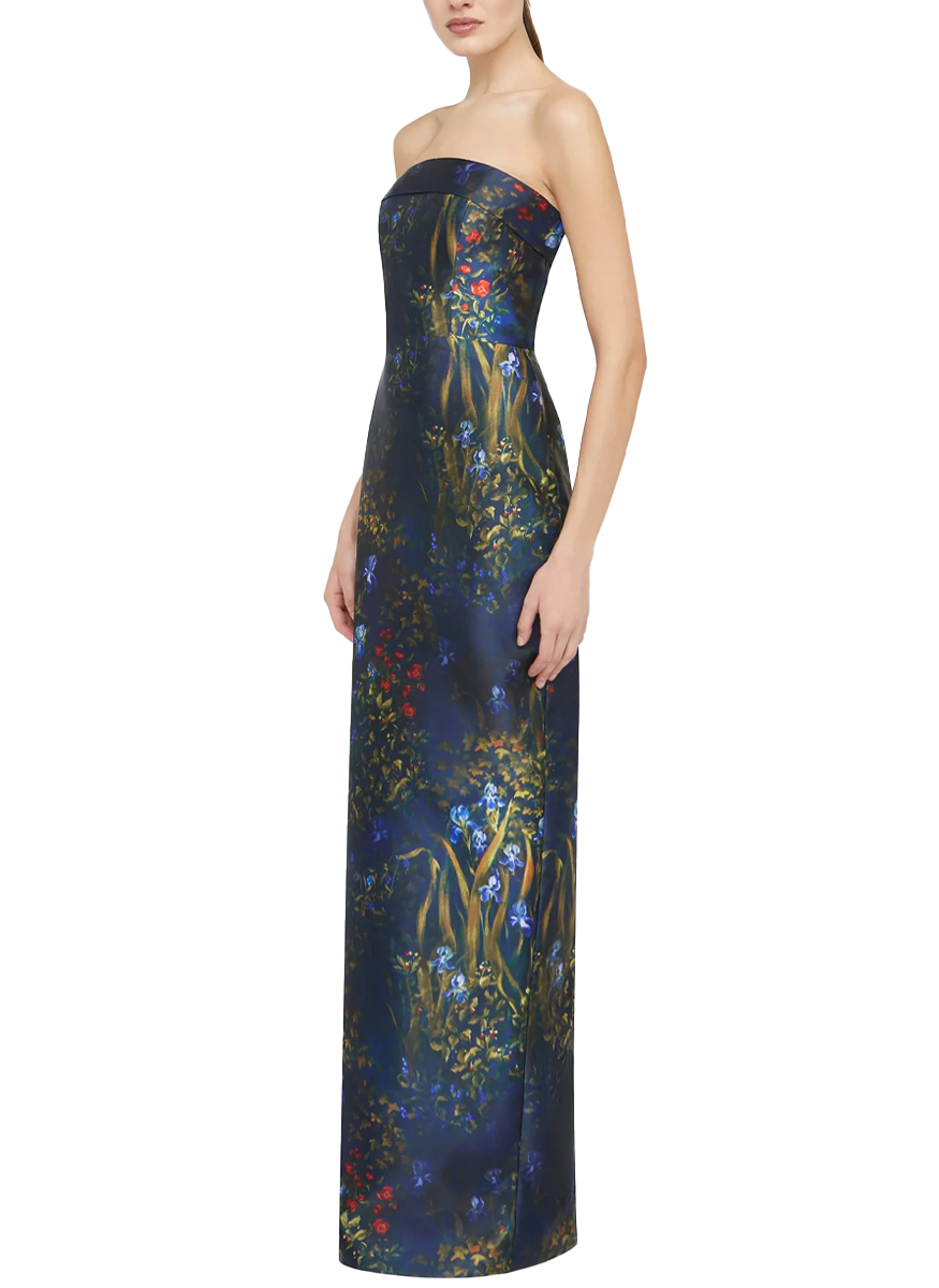 Lynette Strapless Column Gown