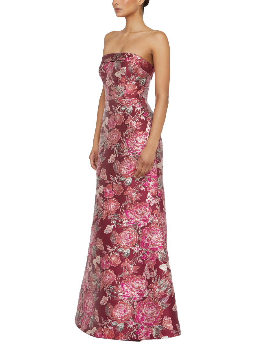 Haven Strapless Gown - THEIA