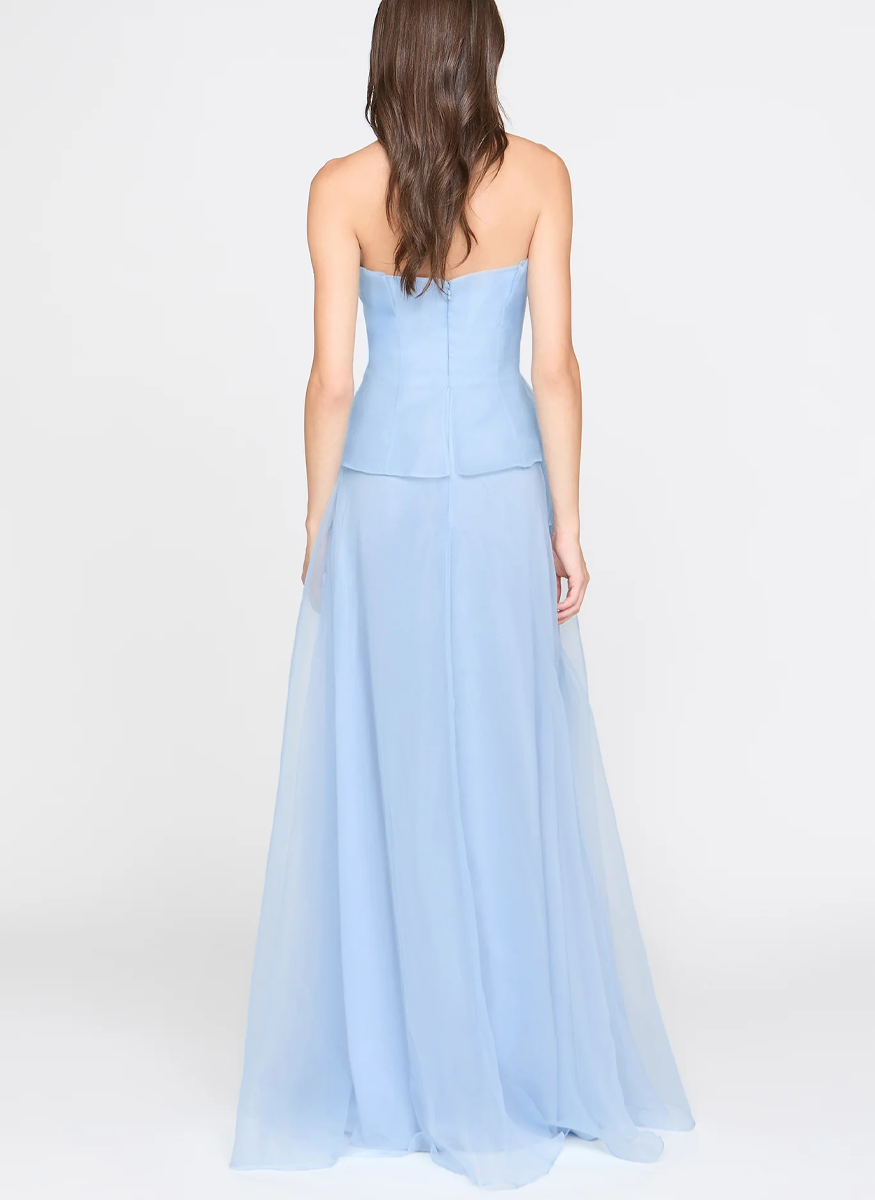 Gilda Draped Rose Gown - THEIA