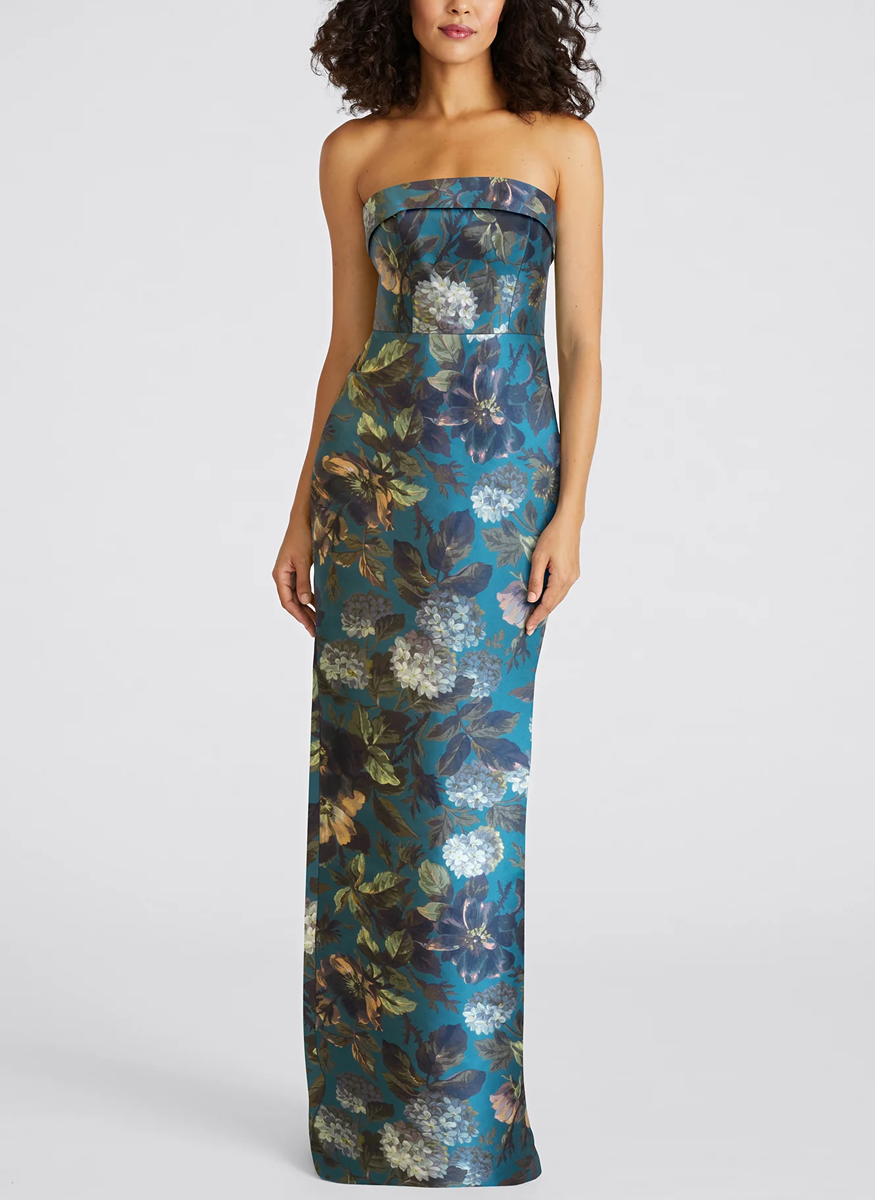 Liora Strapless Column Gown