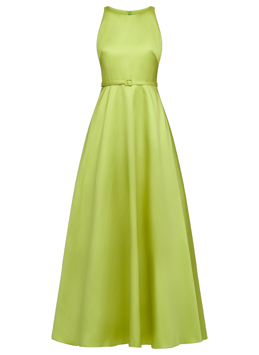 Minta Mikado Halter Gown