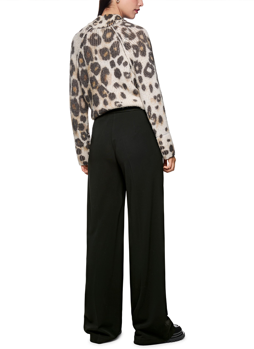 Double Face High Rise Full Leg Pant - Marc Cain