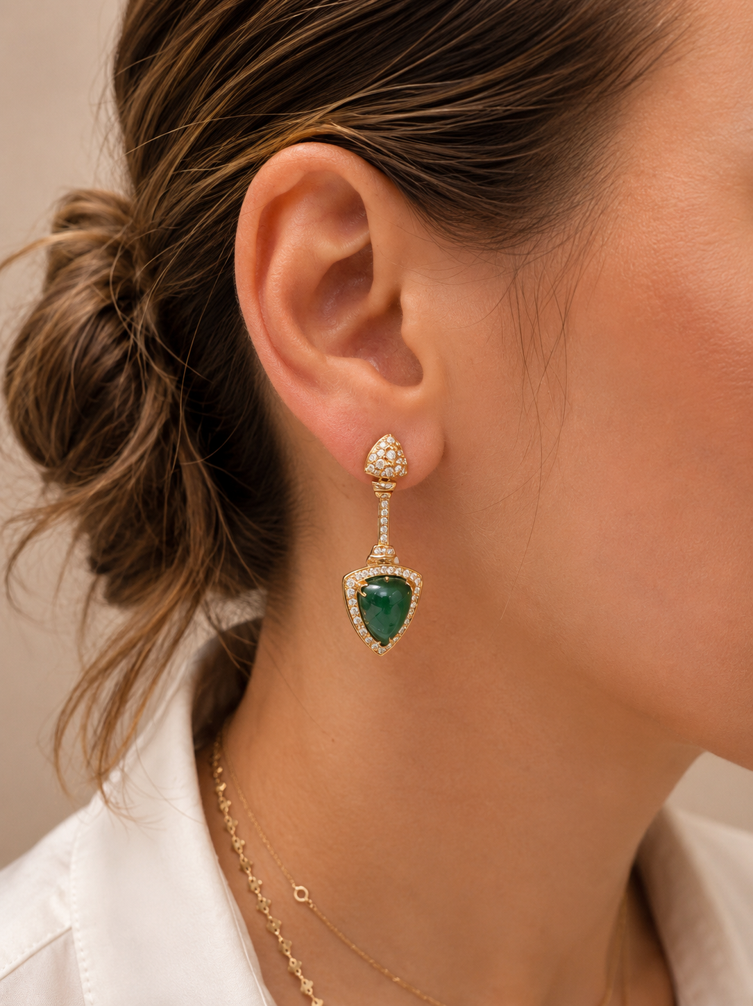 G-One Emerald Earrings