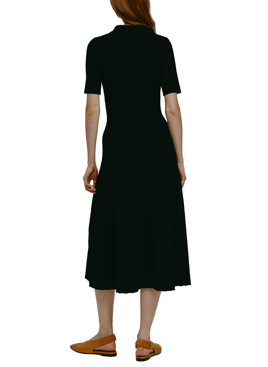 Penchau Short Sleeve Knit Midi Dress