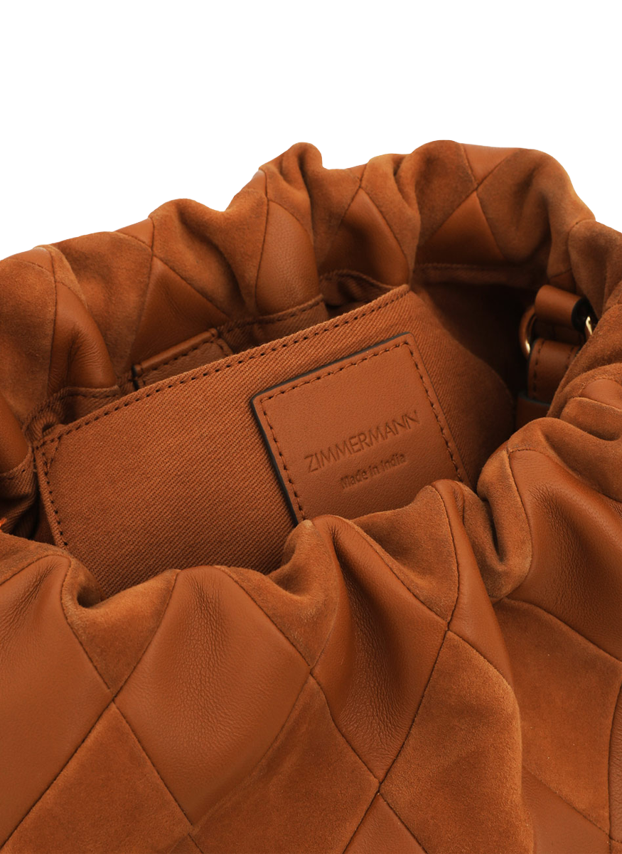 Cloud 91 Medium Clutch in Caramel - Zimmermann