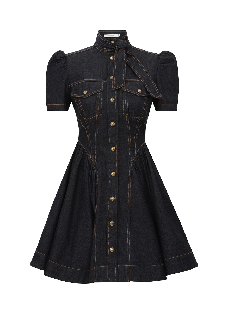Denim Corset Mini Dress - Zimmermann