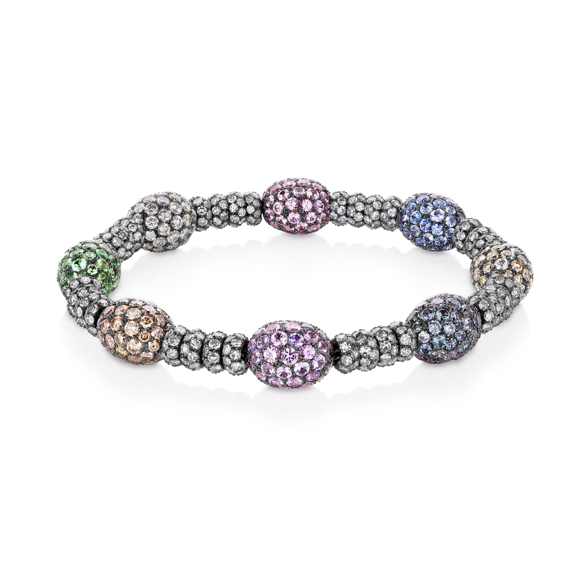 Multicolor Sapphire Bracelet