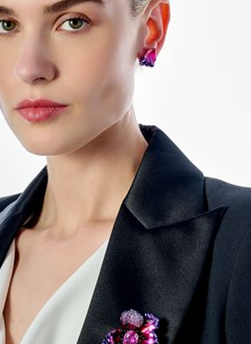 Begonia Petal Studs - Anabela Chan