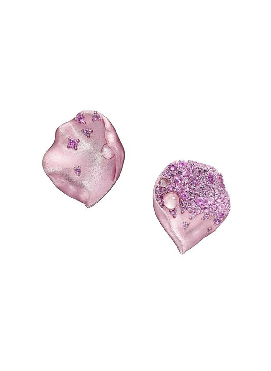 Blush Rosa Petal Earrings