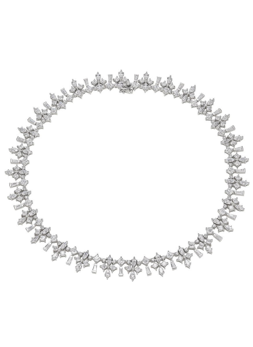 Diamond Fleur-De-Lys Necklace