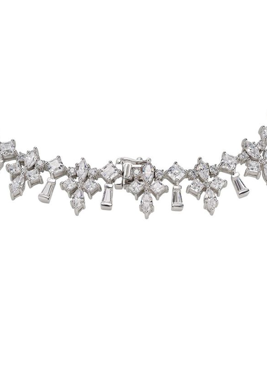 Diamond Fleur-De-Lys Necklace - Anabela Chan